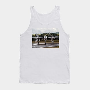 Silver P-38 Lightning Tank Top